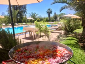 dejeuner piscine Marrakech