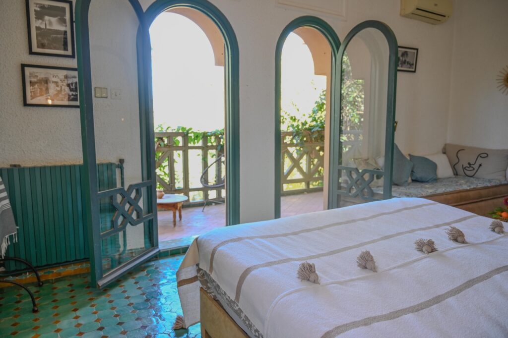 Espace nuit de la petite suite familiale – La Vie en Rose Marrakech