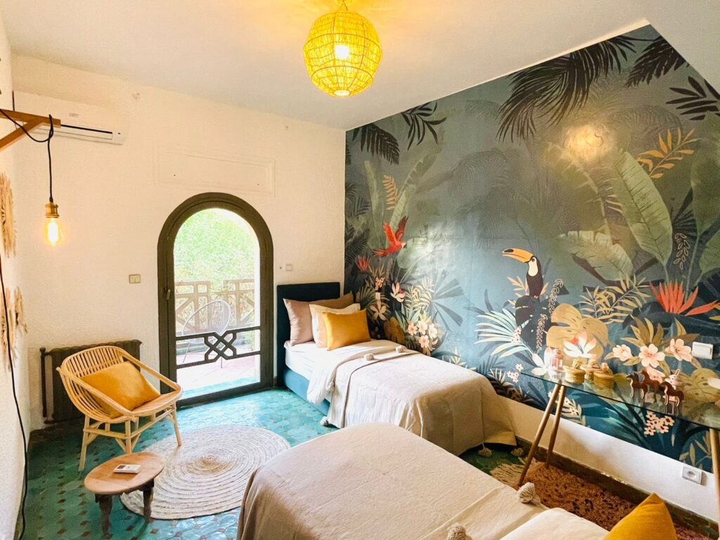 Chambre enfants de la petite suite familiale – La Vie en Rose Marrakech